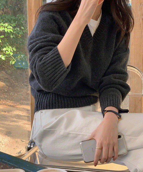 [울 100%] Semon knit (2color)