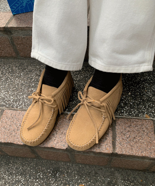 [소가죽 100%] Parmers loafer (베이지)