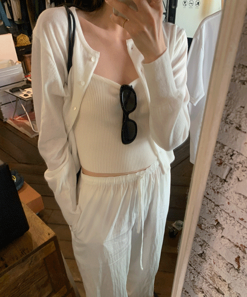 [린넨 30%] Pinon linen cardigan (3color)