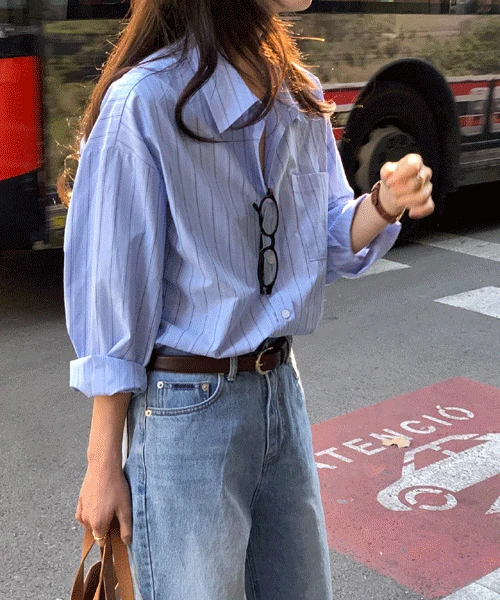 Roity stripe shirts (2color)(지연/7-8일이상소요)
