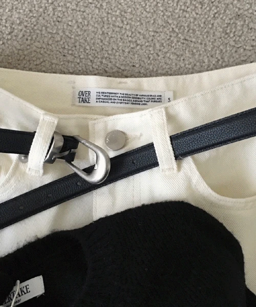 [소가죽 100%] Rmar belt (2color)