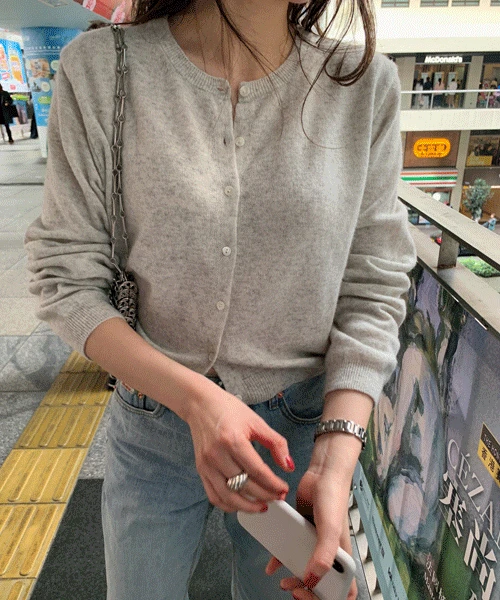 [캐시미어/슈퍼파인울 60%] Femu wool cardigan (3color)