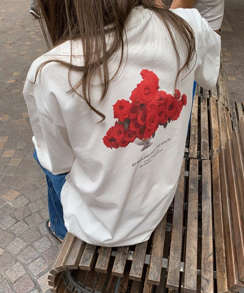 Bouquet tee (아이보리)