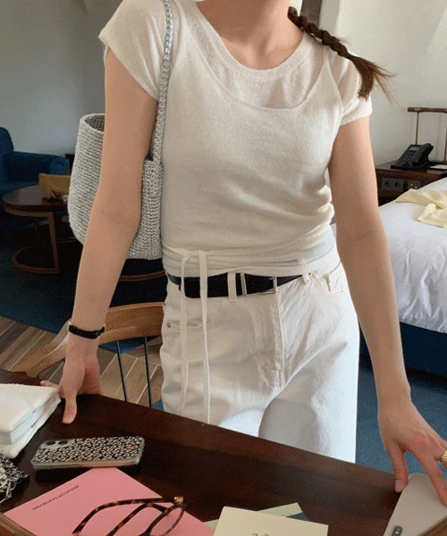 [알파카/울 15%] Ellon bustier (3color)