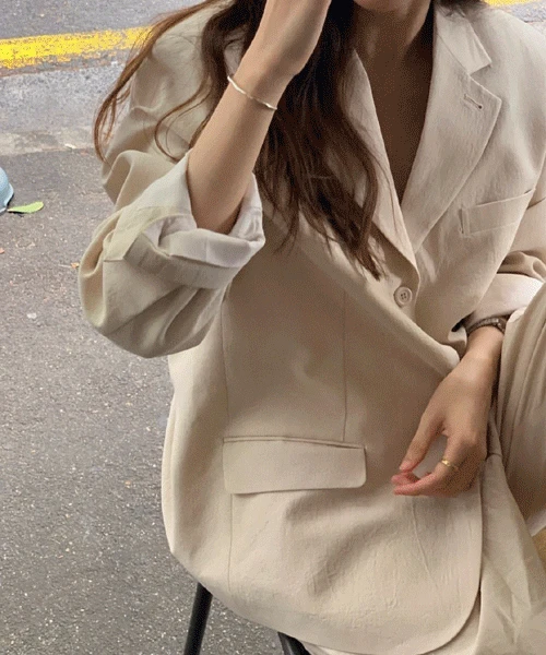 [린넨 55%] Brill jacket (2color)(지연/7-9일이상소요)