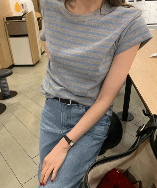 Deil stripe tee (2color)
